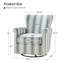 Ensemble de 2 chaises berçantes pivotantes Darnelle-225292322