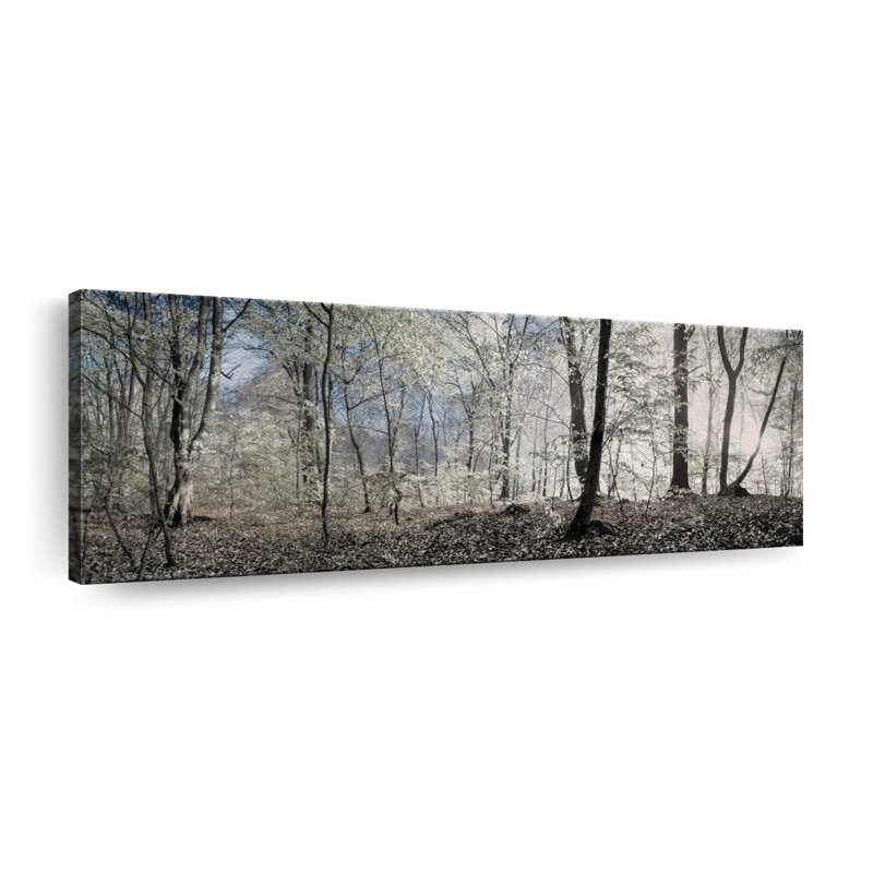 Forest Winter Daybreak Canvas Print, 18" H x 54" W x 1.25" D