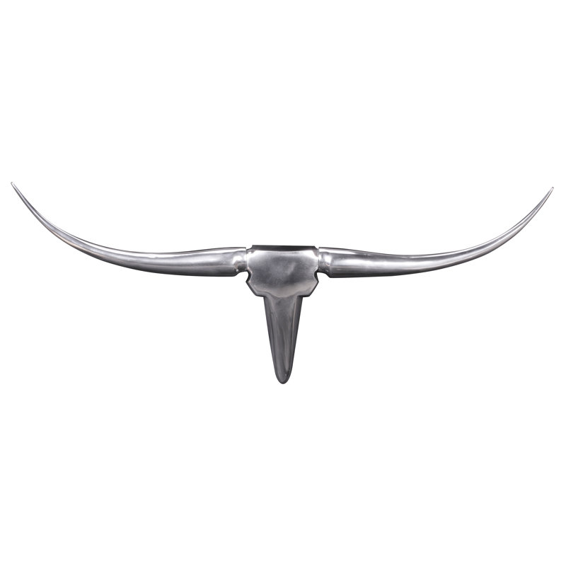 Amstyle, Skyport Wall Décor, 60 cm H x 125 cm W x 10 cm D, Silver