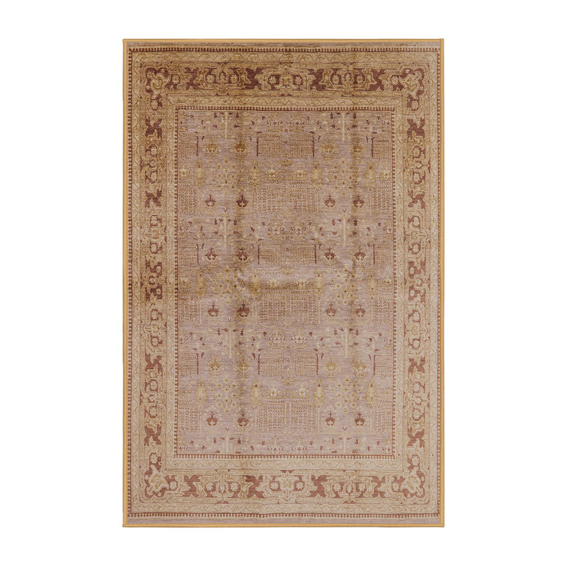 Tapis oriental brun / beige, Rectangle 8 pi x 10 pi