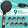 Shower Heads with Handheld Spray Combo, 10" Rain Shower Head with Handheld
