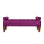 Banc de chambre rembourré en velours-788631594