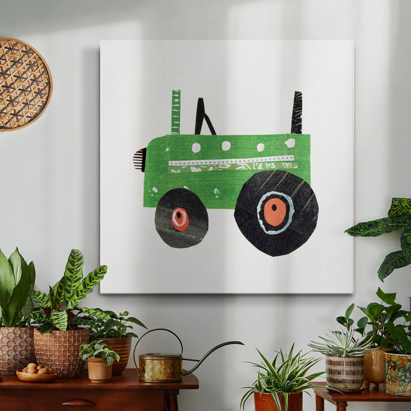 Toile tendue avec châssis Tractor I-Premium - prête à être accrochée