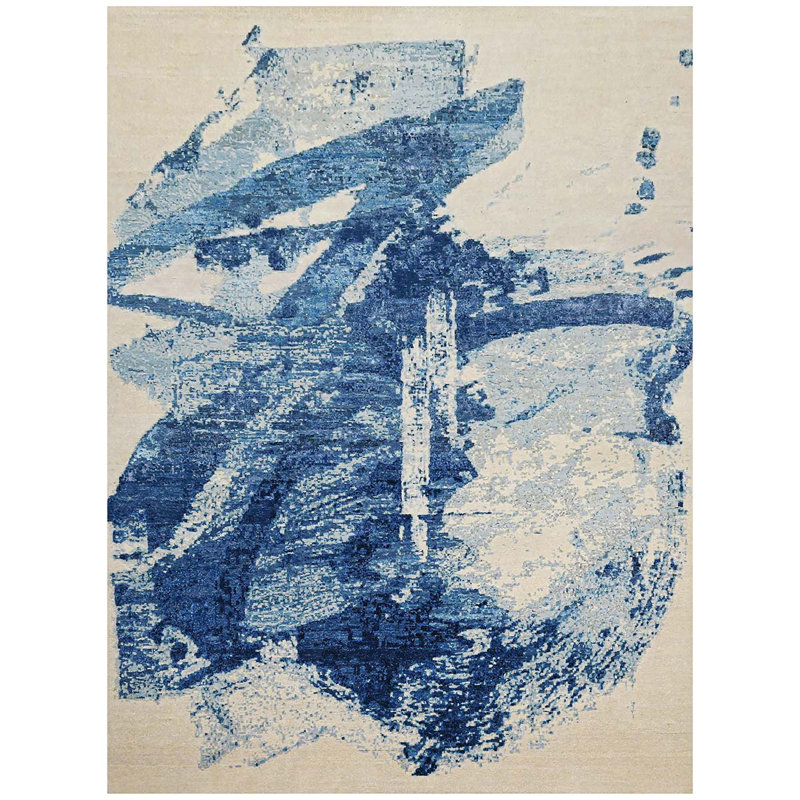 Abstract Area Rug, Rectangle 9' x 12'