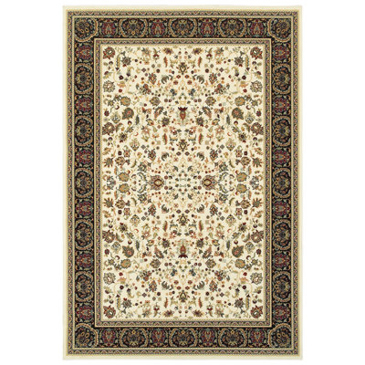Tapis oriental ivoire / noir Greenwich