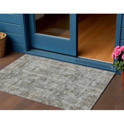 Tapis extérieur lavable abstrait 3 pi x 5 pi