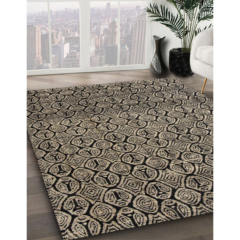 Tapis abstrait et moderne 5135, Carré 3 pi