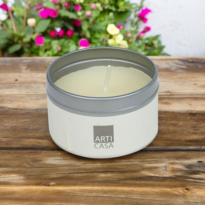 Citronella Scented Tealight Candle with Metal Holder