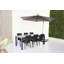 Jaidon 6 - Person Patio Dining Set Extendable Rectangular Table-423776609