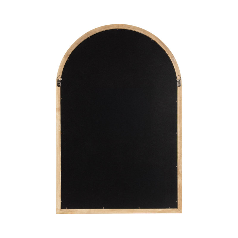 Branwell Wood Mirror, 36" x 24", Light Beige