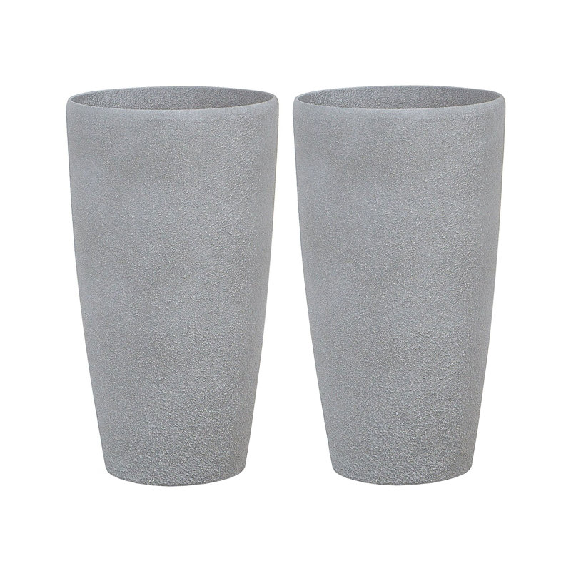 Livina Pot Planter, Gray, 31cmH x 31cmW x 58cmD