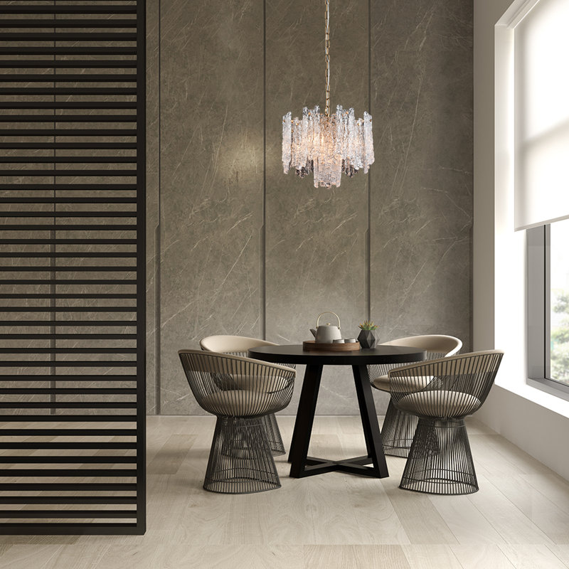 Aliveah - Light Brass Unique/Statement Pendant, 22cm H x 17.2cm W x 17.2cm D