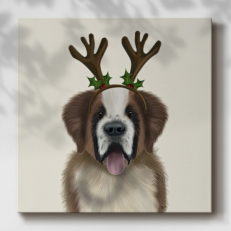 Bois de Noël de Saint-Bernard, H 16 po x l 16 po x P 1,5 po