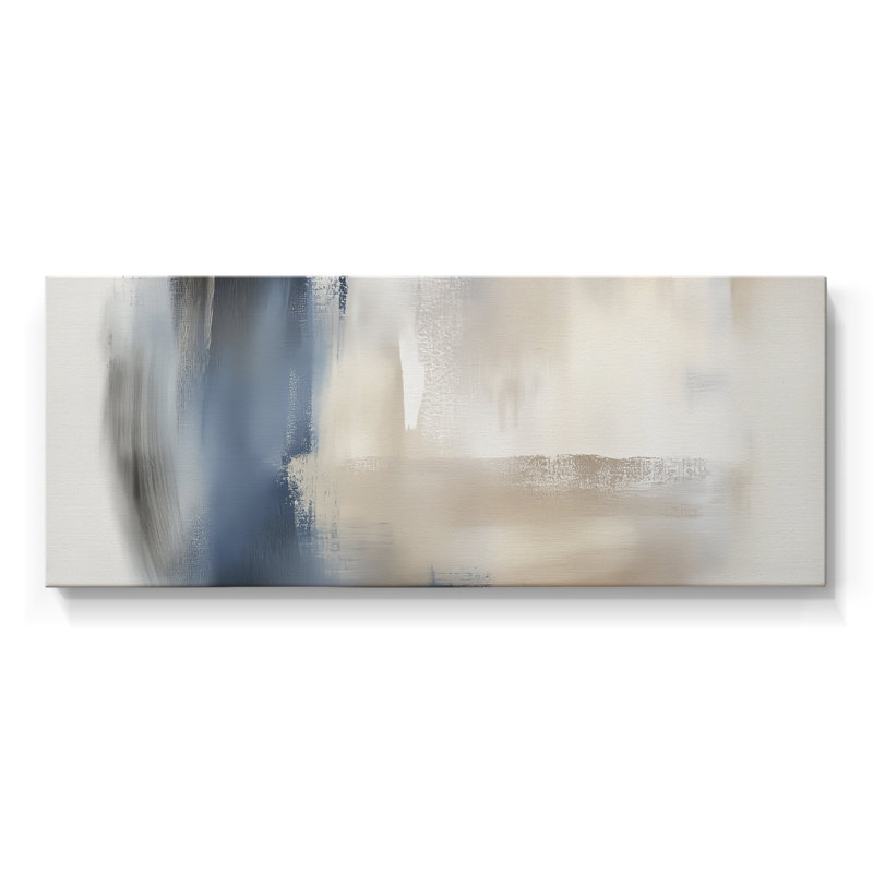 Toile tendue avec châssis abstrait Series # 7, H 16 po x l 40 po