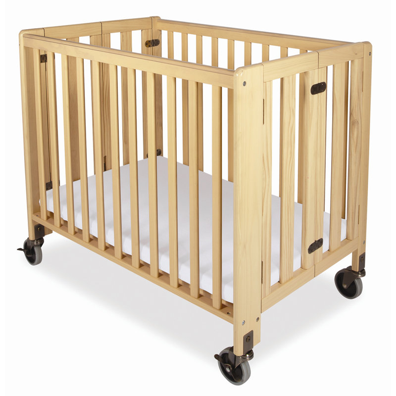Hideaway Portable Crib, Natural