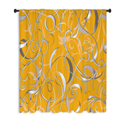 Marcialis Sheer Curtain Single Panel