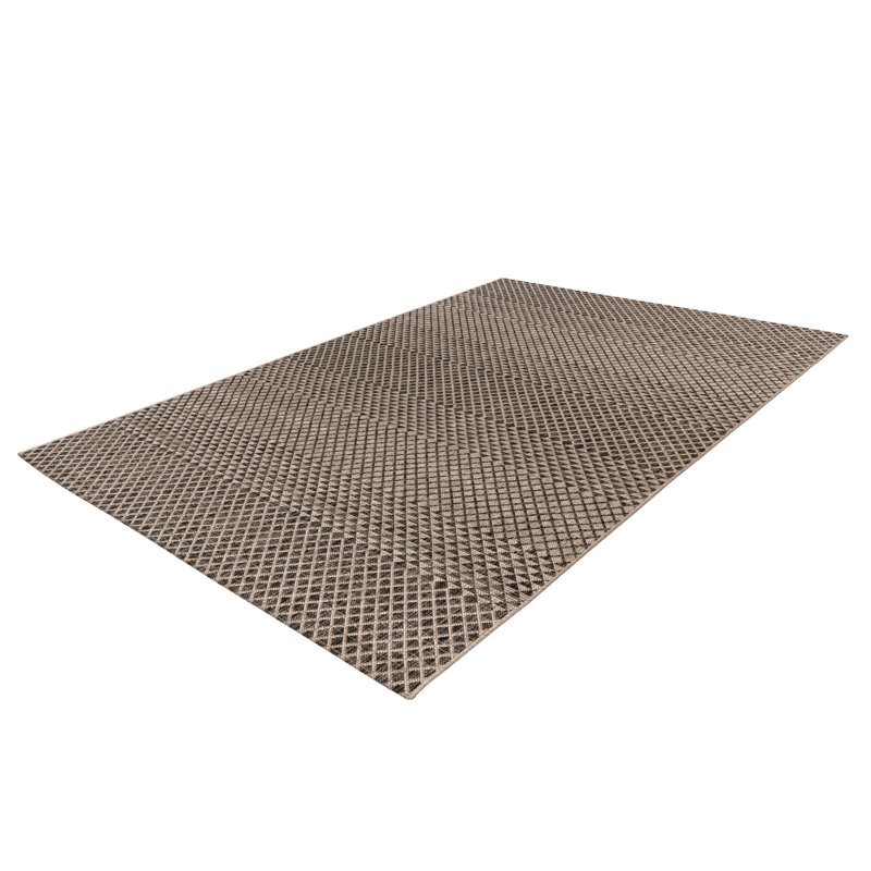 Nordic Uni Area Rug, Rectangle 80 x 150cm, Grey/Brown/Blue