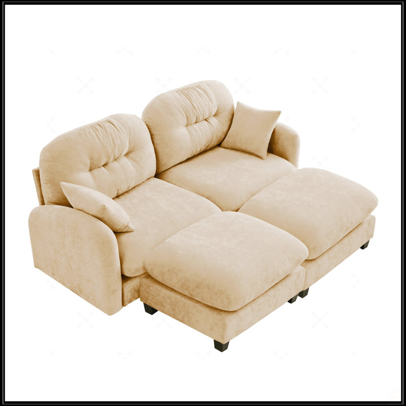 Cloud Sectional Couches, Camel