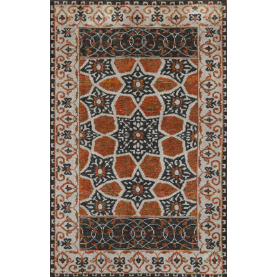 Tapis de salon vieilli 5 x 8