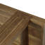 Bureau d'ordinateur 62 "en bois massif avec double caisson, bureau de direction pour bureau à la maison