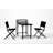 3PCS Patio Bistro Set
