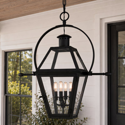 Lanterne suspendue d'extérieur 4 lumières Mishler