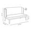 Banc rembourré en similicuir-99525062