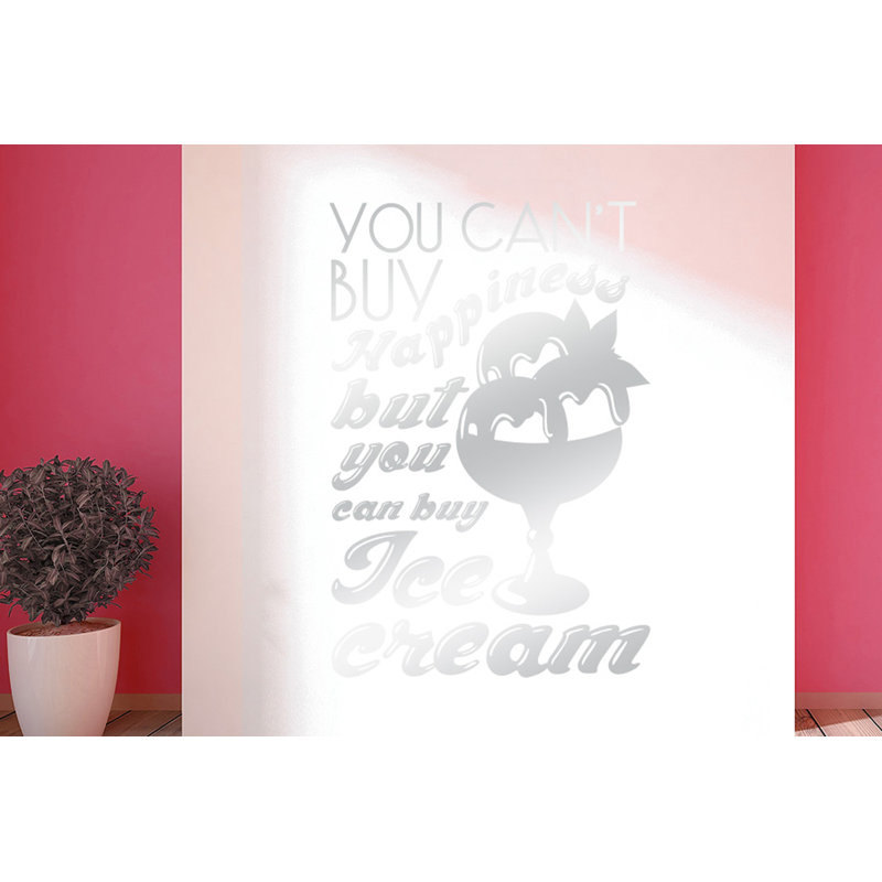 Wall Decal, Shiny Silver
