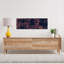 Art mural contemporain abstrait fleur de terre cuite sombre-1325717520