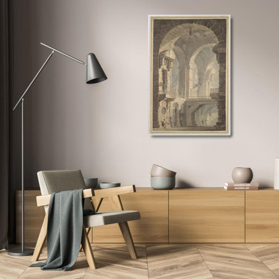 "Dark Prison" by  Joseph Mallord William Turner - Gallery Wrap Canvas Wall Art