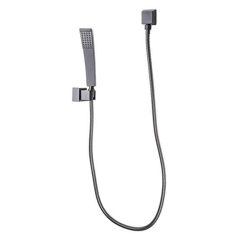 Pomme de douche portative Kenzo, Noir mat