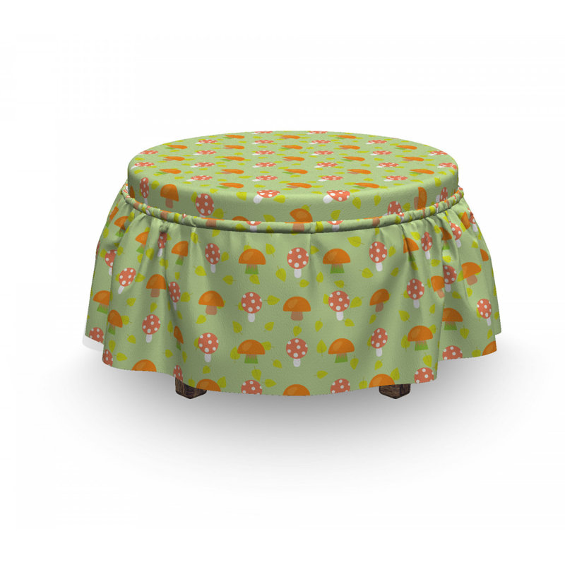 Box Cushion Ottoman Slipcover