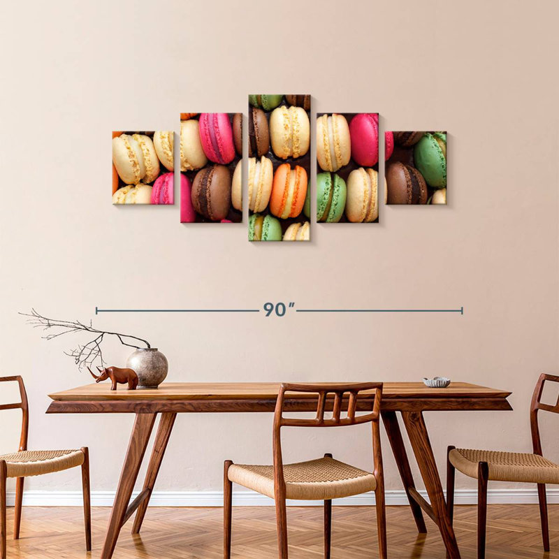 Macarons, 36" H x 80" W