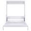 Grand lit escamotable avec tablette