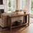 2-Tier Entryway Console Table, Narrow Long Sofa Table with Storage-1919037626