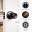 Terrace 6-Way Latch Privacy Door Knob-39028570