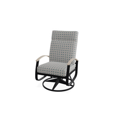 Chaise de patio pivotante avec coussins Askar