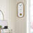 QXC247BLH Pendulum Wall Clock, Brown