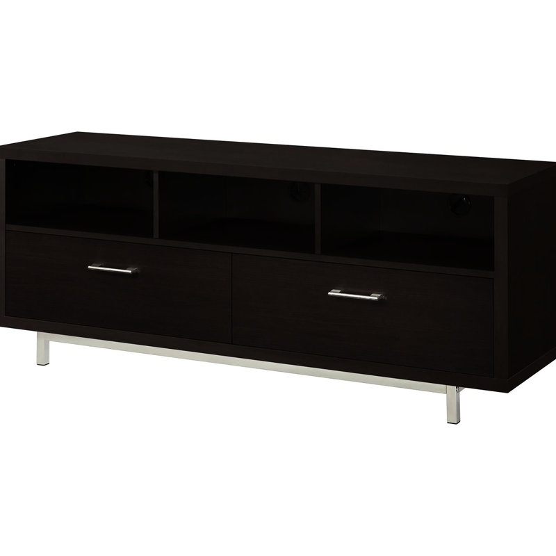 Meuble télé 60 po avec rangement Cappuccino