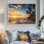 « Paradise Tropical Island Beach with Palms » par Valio84sl - impression photographique sur du métal