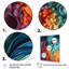 Rainbow Reverie Collages II - Abstract Collages, art mural-715718808-715718809