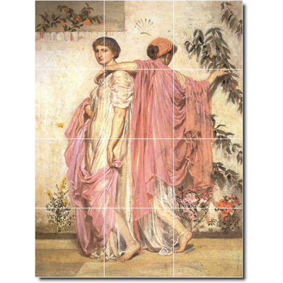 Carreau de peinture murale en céramique 12,75 po x 17 po 4,25 po x 4,25 po