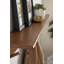 Shea Poplar Solid Wood Floating Shelf with Hooks-2126806222