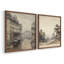 «Vintage Landscape», impression de giclée encadrée - ensemble de 2-787423686-787423706