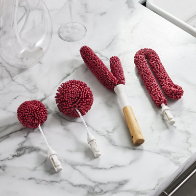 Interchangeable Glassware Cleaning Brush 5 pc Set