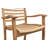 Flecia 7-Piece Rectangular Teak Outdoor Dining Set with Extendable Table and Stacking Armchairs