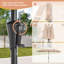 Parasol de patio à double face 10 x 6,5 pi avec grand auvent-763191581