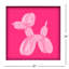 «Pink Dog Balloon», art encadré
