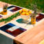 Napperon abstrait en polyester