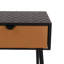 Loar 45cm W Metal Bedside Table